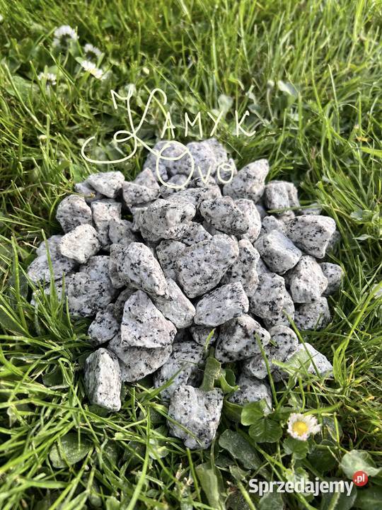 Kamień Granit Ozdobny Dalmatyńczyk Kruszywo lubuskie Trzebiel