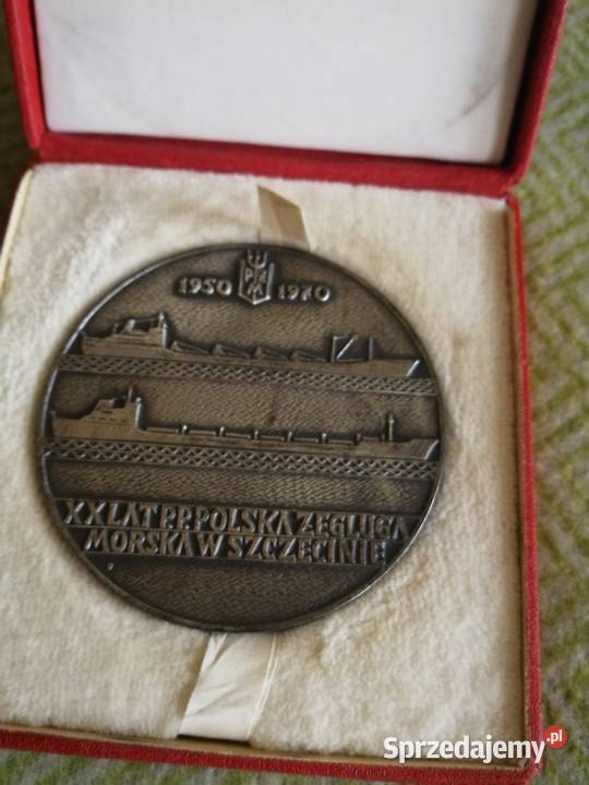Medal Pamiątkowy XX Lat PŻM Polska Żegluga Szczecin