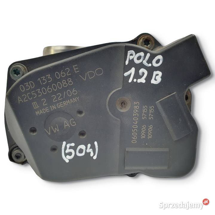 PRZEPUSTNICA VW Polo IV Skoda Fabia II 12 6V lubelskie Chełm sprzedam