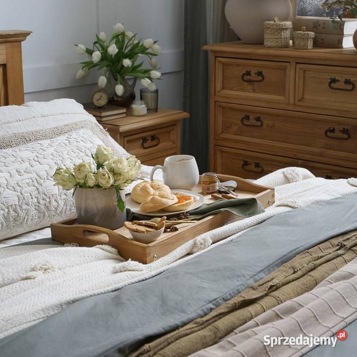 Drewniana taca śniadaniowa rozkładana COS 14 brązowy Maków Podhalański