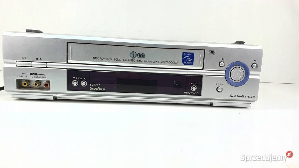 Video magnetowid LG 6 head LV 2787 LV4787 4787 Międzychód sprzedam