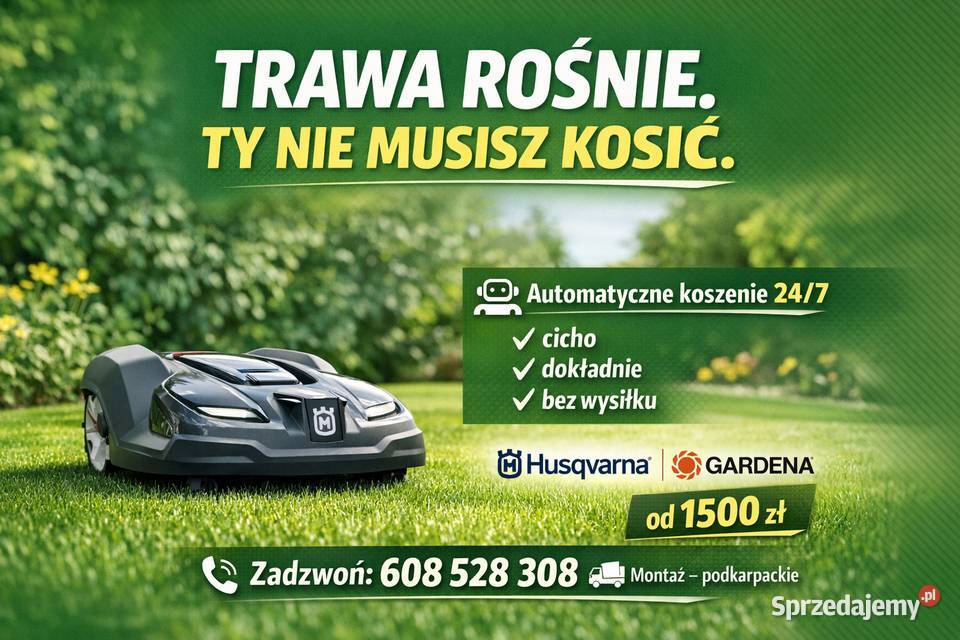 Robot koszącykosiarka automatyczna