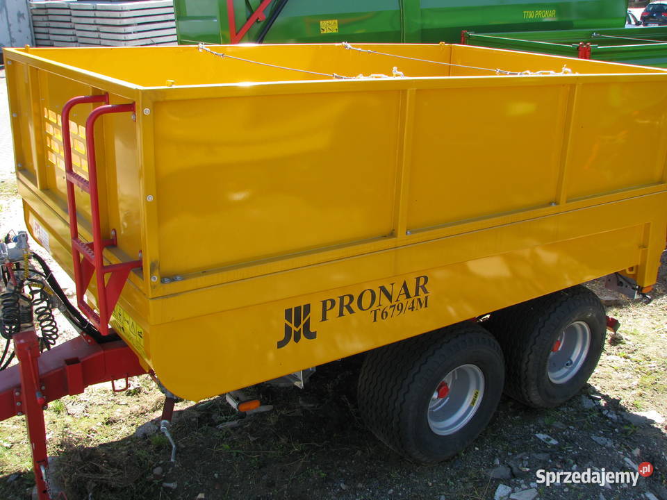 Przyczepa budowlana kamieniarka tandem T6794M nieuszkodzony Opoczno