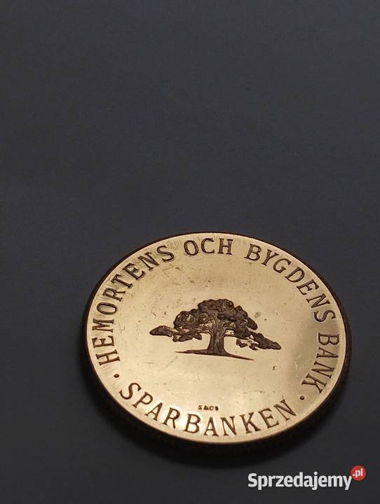 Sprzedam Szwedzki miedziany medal reklamowy