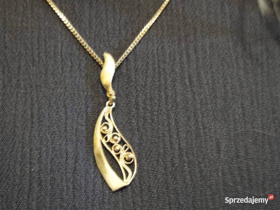 Śliczny stary naszyjnik filigran srebro mazowieckie Warszawa sprzedam