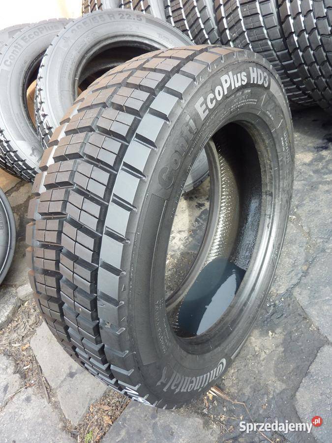 4x Opona używana ciężarowa 29555R225 CONTINENTAL Zaścianki