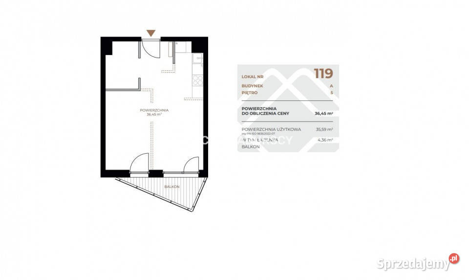 Do sprzedaży mieszkanie 3645m2 Kraków Fabryczna