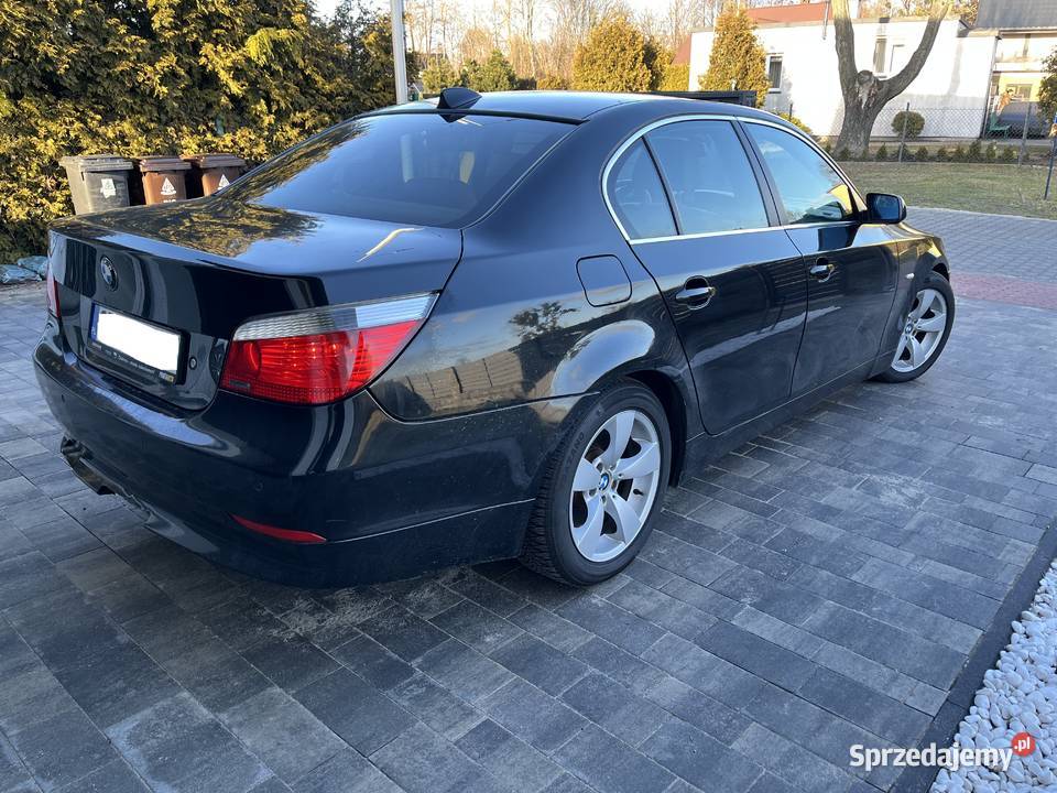 BMW E60 30D Automat Czarna Sedan Zadbana 3000cm3 kujawsko-pomorskie Toruń sprzedam