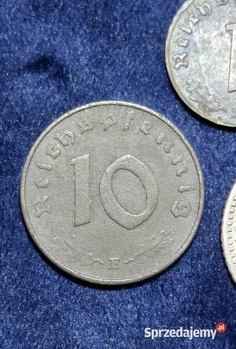 3 x monety III Rzesza 11050 Reichspfennig ŁADNE pomorskie Wejherowo