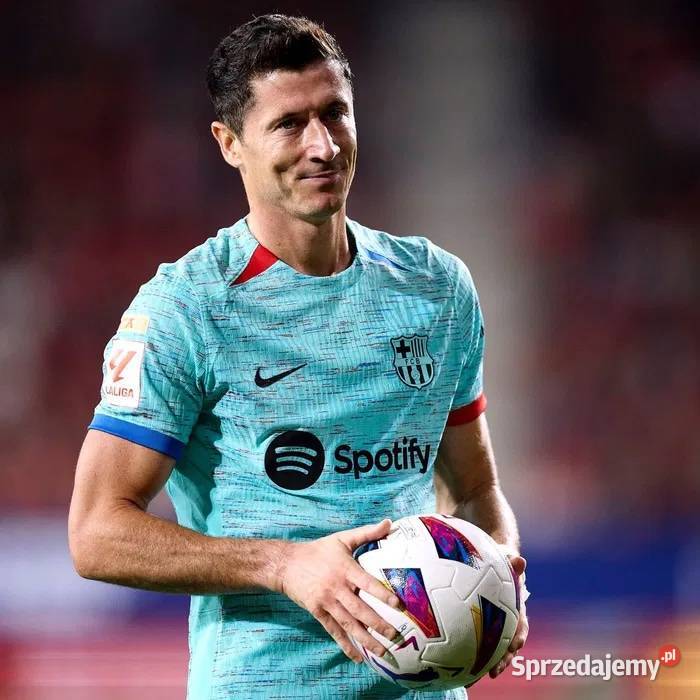 Super Koszulka NIKE FC Barcelona Lewandowski z autografem!