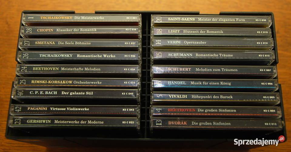 Kolekcja muzyki klasycznej klasik 18 CD Płyty i kasety Warszawa