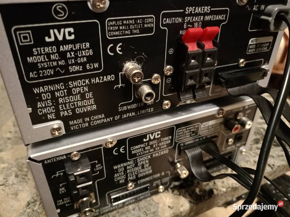 Zestaw JVC Amplituner RDS i Odtwarzacz CD Aux