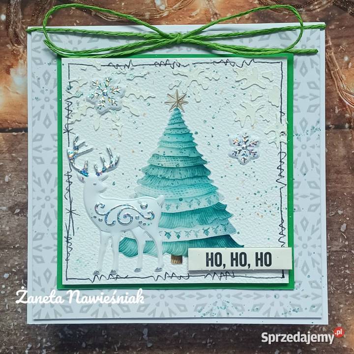 Kartki świąteczne hand made różne wzory Mszana Dolna