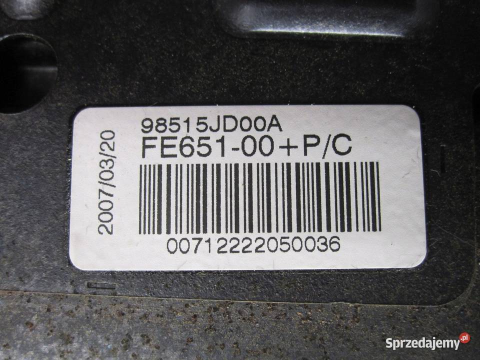 NISSAN QASHQAI I J10 07r AIRBAG poduszka osobowe Kielce