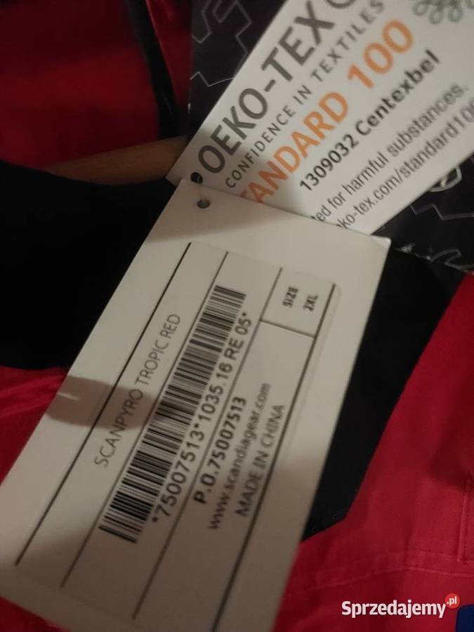 Kombinezon ScanPyro Tropic ASZP Czerwony Szczecin