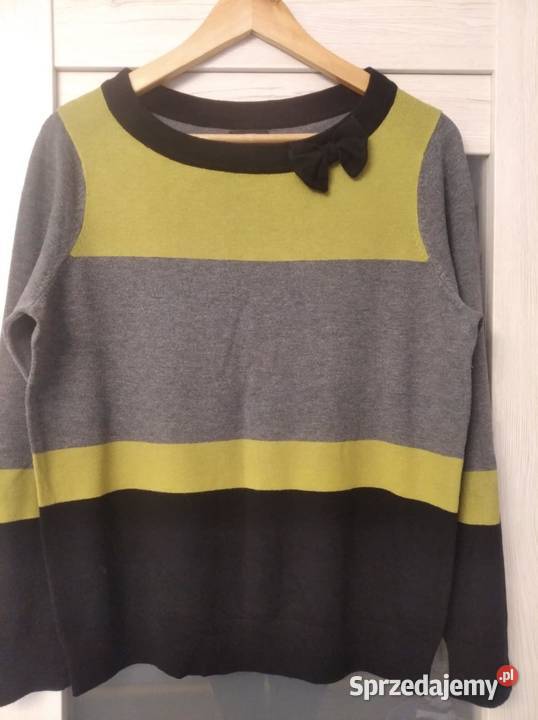 Sweter damski szarolimonkowy FF Rybnik sprzedam