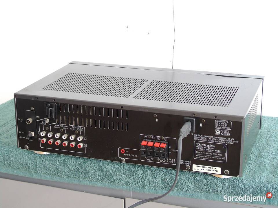 Wzmacniacz z radiem Technics SAGX 100 sprawny Jasło