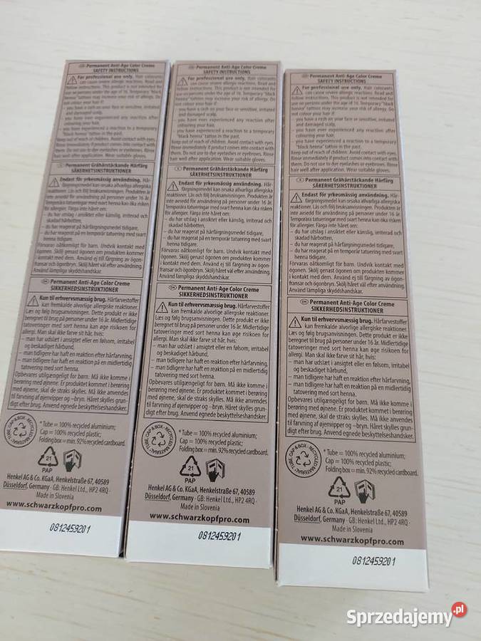 Schwarzkopf Royal Igora farby do włosów 4 pomorskie Roszkowo sprzedam