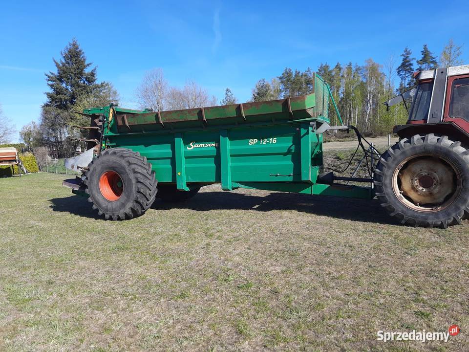 Rozrzutnik obornika Samson SP 1216 DUŻE WALCE Joskin Stężyca sprzedam