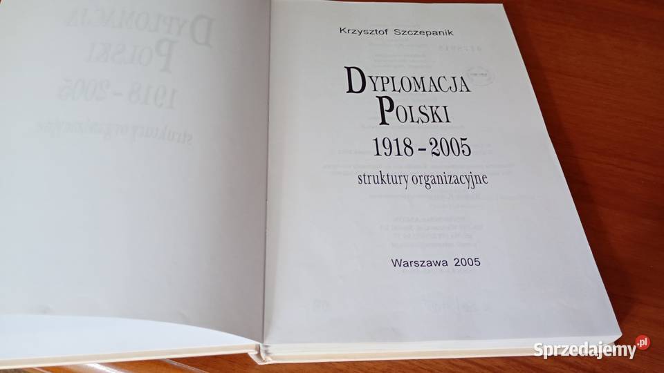 Dyplomacja Polski 19182005 struktury Rok wydania 2005 Gdańsk