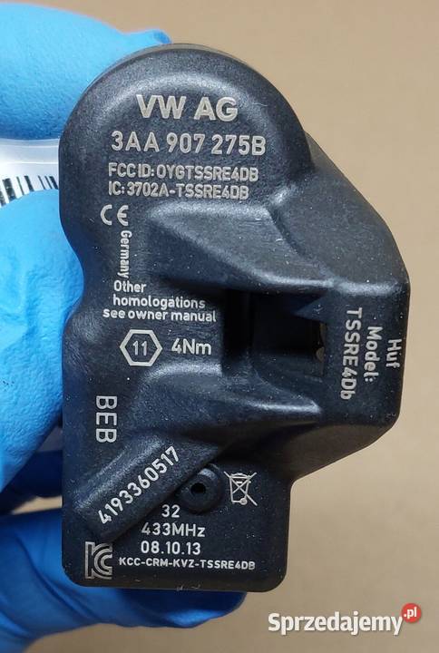 CZUJNIK CIŚNIENIA OPON VW PASSAT B7 CC TIGUAN osobowe dolnośląskie Mielęcin sprzedam