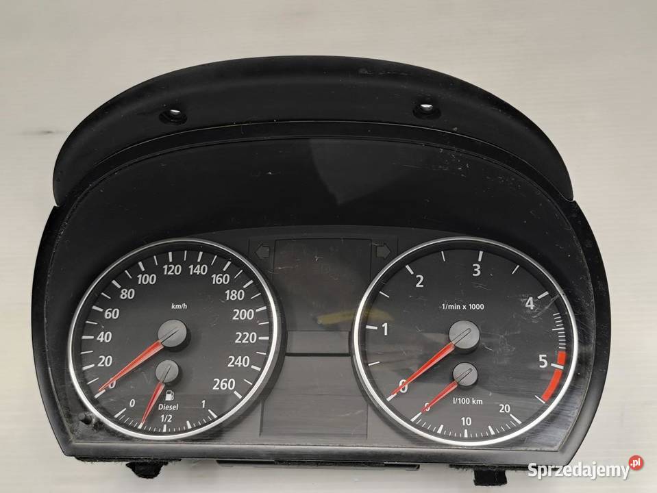 LICZNIK ZEGARY BMW E90 E91 20D TITANSILBER wielkopolskie