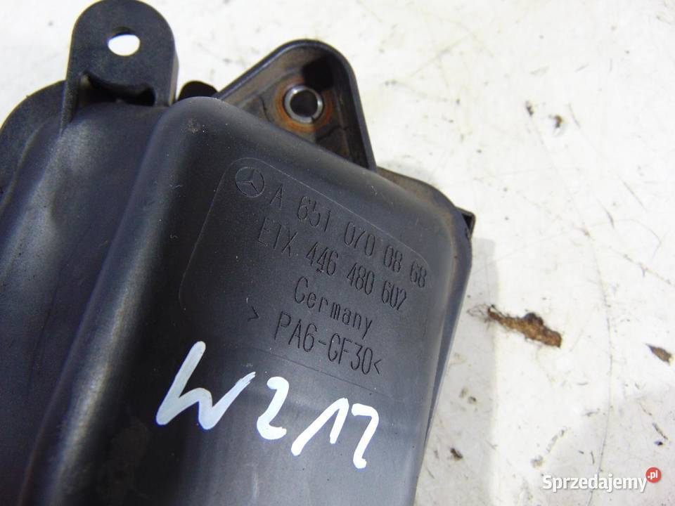 ZBIORNICZEK PODCIŚNIENIA W212 22 CDI A6510700868 sprzedam