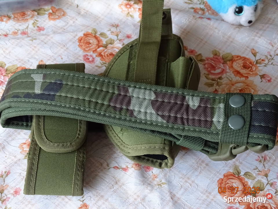 Pas biodrowy uniwersalny z kaburą na pistolet z
