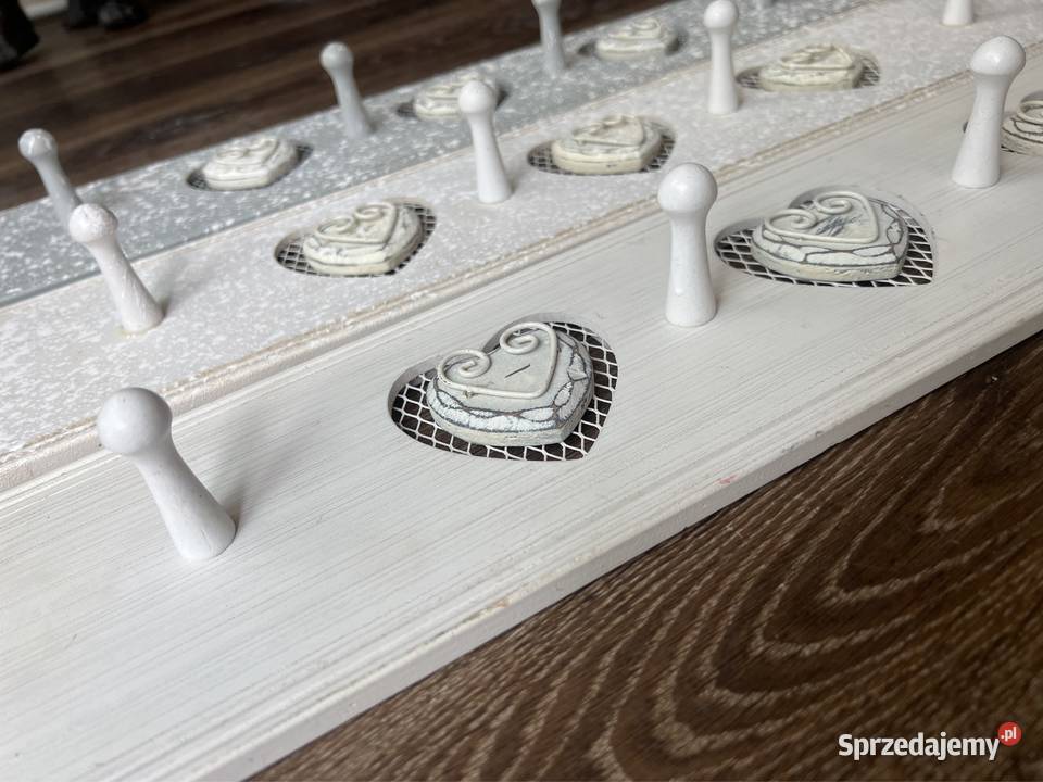 Vintage Glamour ramka foto wieszak półka serce Bystrzyca Kłodzka