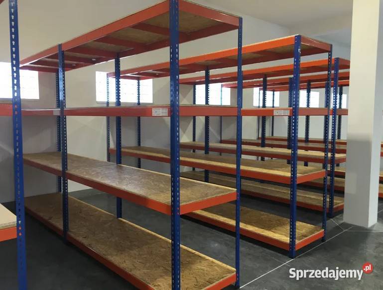 Regały Półkowe do Ręcznego Składowania MOCNA Magazynowanie Kraków