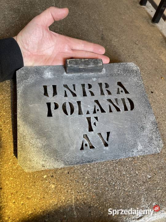 TablicaSzablon UNRA Poland Złocieniec