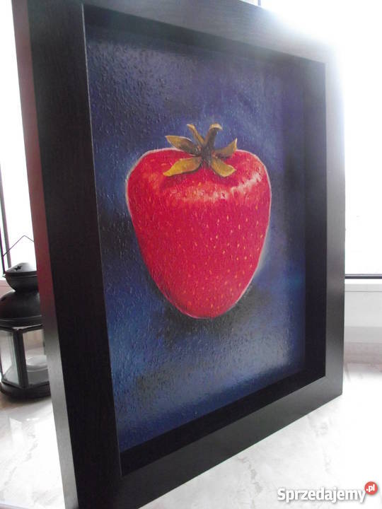 Obraz truskawka Czarne