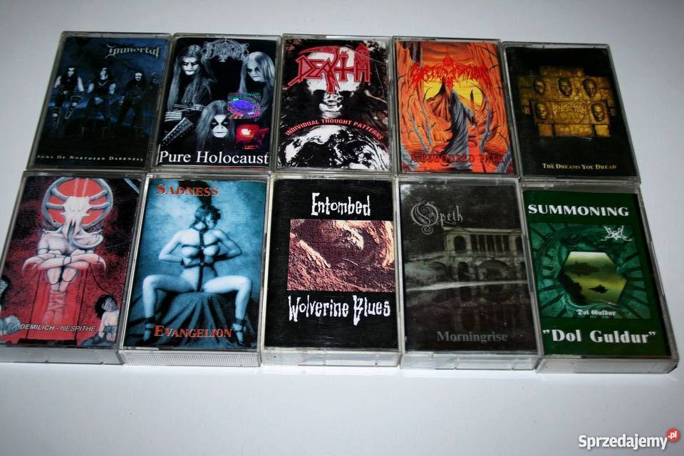 Kasety magnetofonowe głównie metal rock Toruń