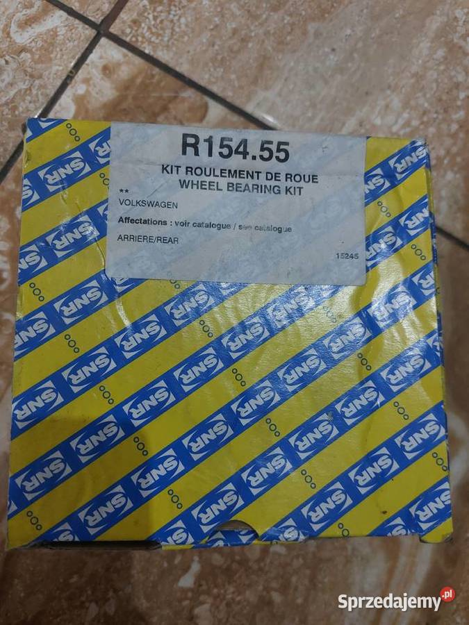SNR Zestaw łożyska koła Tył R15455 AUDI SEAT Pozostałe Krotoszyn