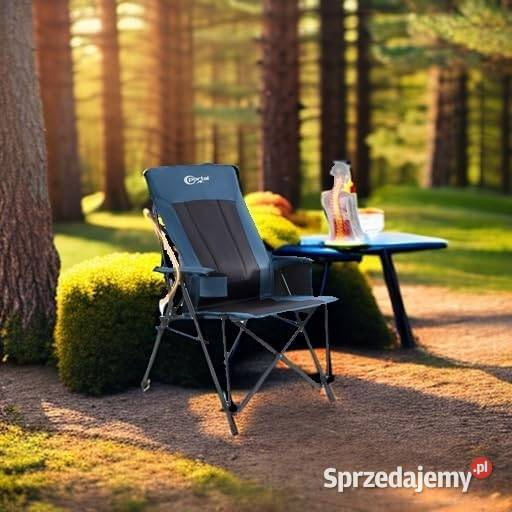 Krzesło Portal Składane niebieskie podparcie