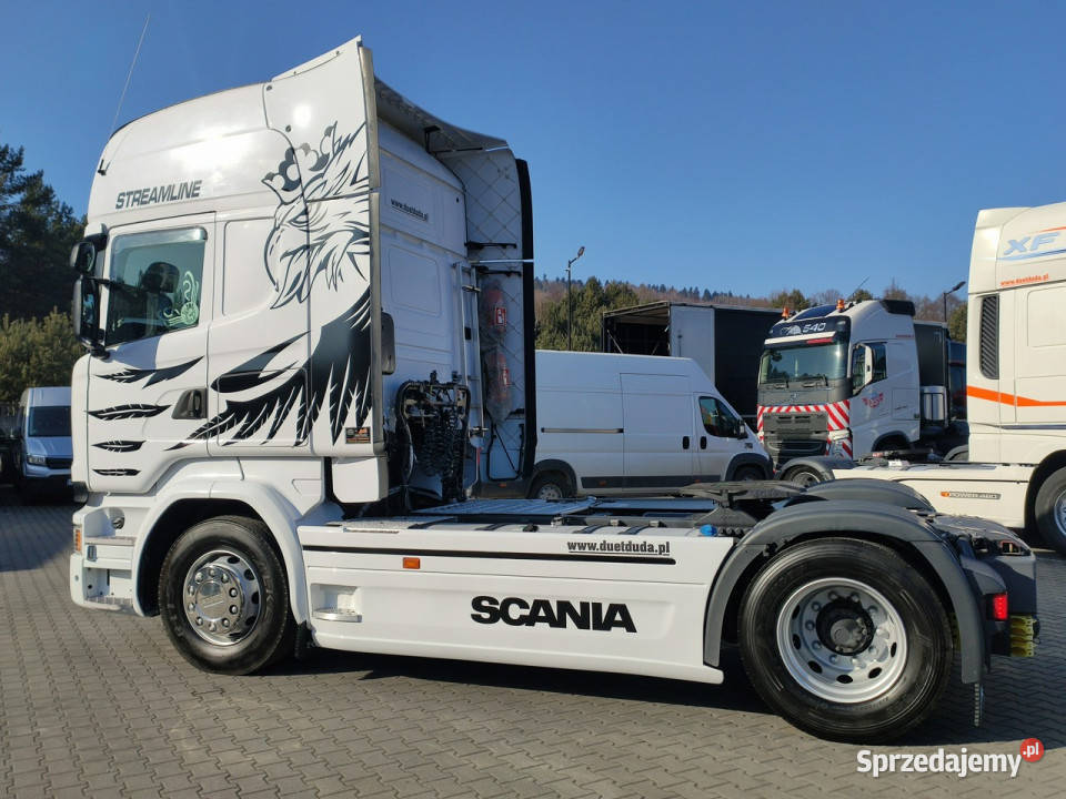 Scania R 450 Topline E6 4x2 Retarder Klima 12742cm3 Samochody ciężarowe Widełki