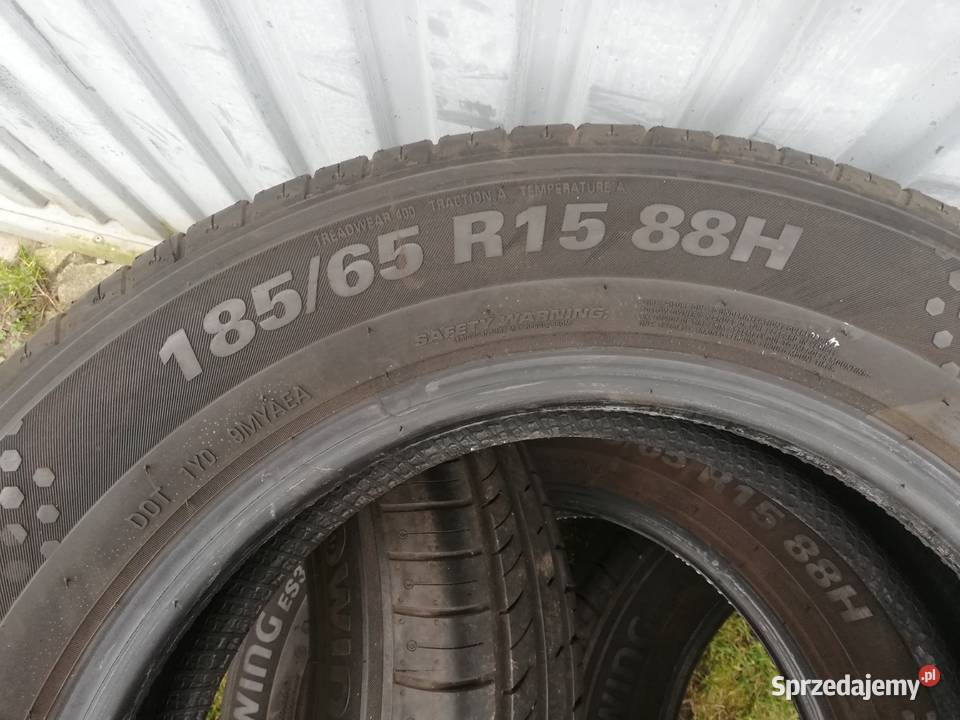 opony letnie 18565R15 KUMHO 7mm 2023 Kwidzyn