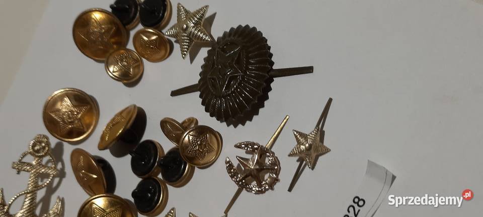 odznaczenia guziki ZSRR zestaw 2 AA02828