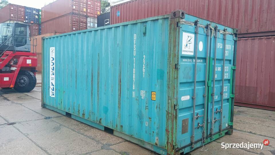 Kontener magazynowy transportowy morski 20 DV 6 łódzkie Łódź