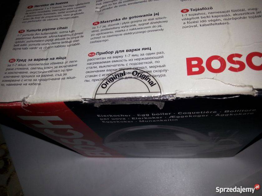 Jajowar BOSCH na 17 jaj Warszawa