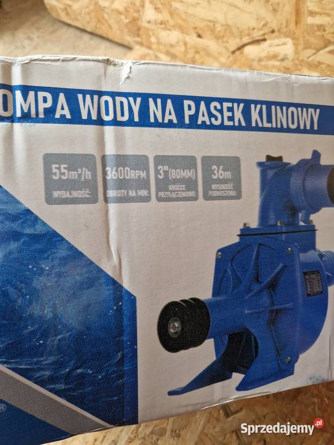 Pompa do wody na pasek klinowy motopompa 3 Pompy i hydrofory Głogowa