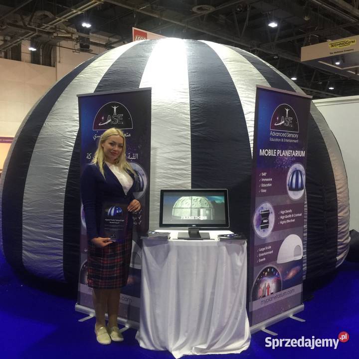 Mobilne planetarium nadmuchiwane kopuły systemu Katowice