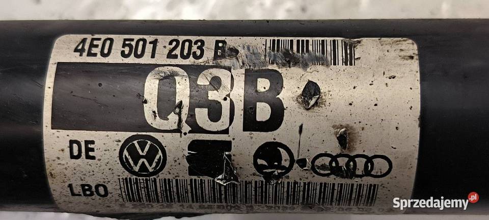 PÓŁOŚ LEWA TYŁ AUDI A8 D3 4E0501203B kujawsko-pomorskie sprzedam