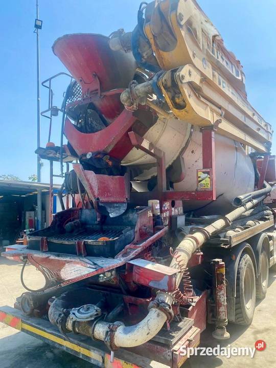 Gruszkopompa MAN TGS 4180 Sermac 28M Betonomieszarki Katowice