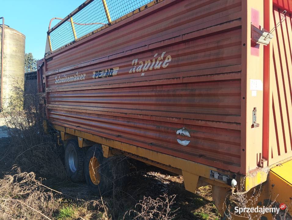 Przyczepa objętościowa do kiszonki Przyczepy rolnicze Bystrzyca Kłodzka sprzedam