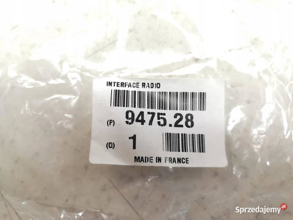 KOSTKA ZŁĄCZE ISO RADIA CITROEN C2 C3 947528 ASO