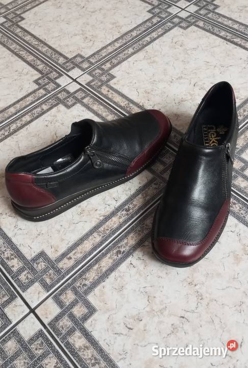 Rieker Bogota półbuty trzewiki buty skórzane