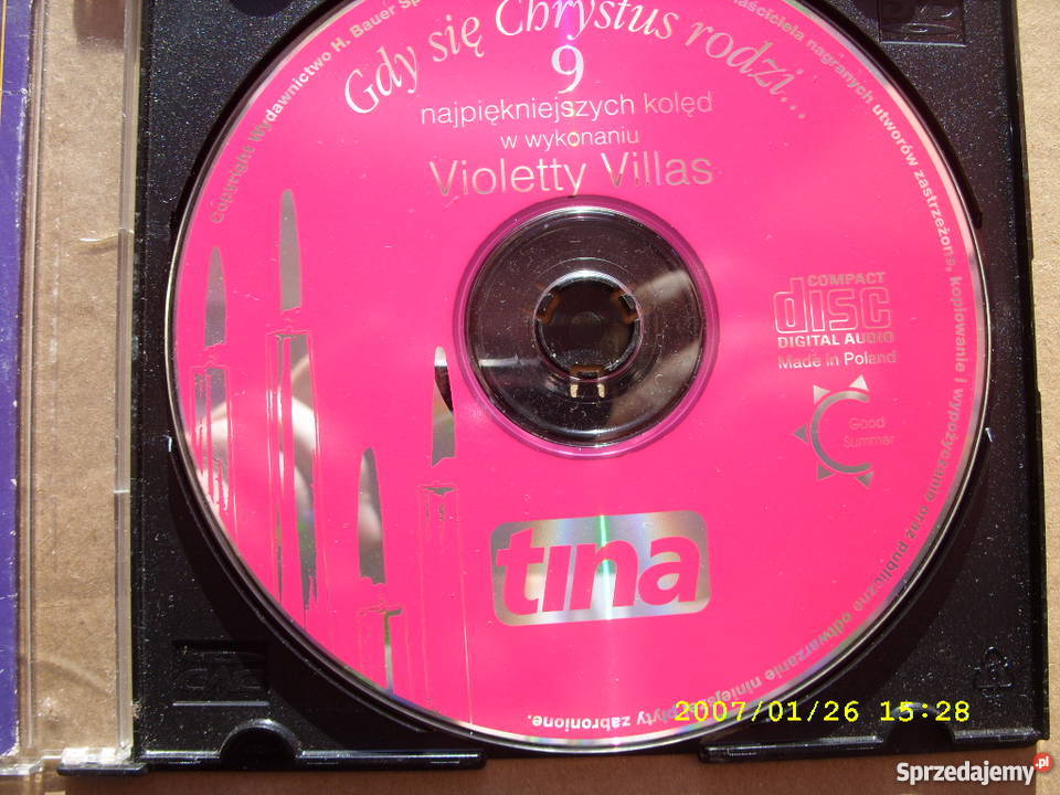 Koledy CD VIOLETTA VILLASNajpiekniejsze koledy CD Wołów sprzedam