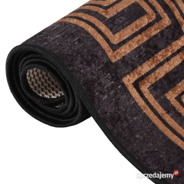 Dywan z możliwością prania 80x150 czarnozłoty sprzedam