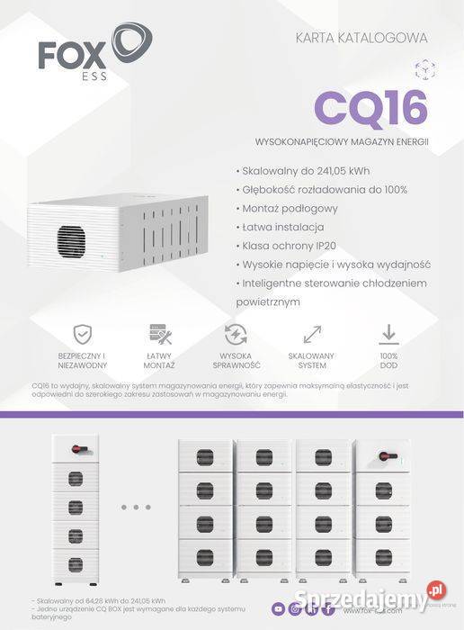FoxESS CQ16BOX BMS sprzedam